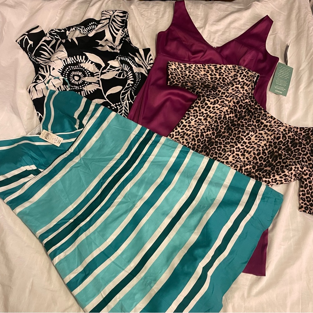 Size 16 Dress Bundle, Lot of 4 Dresses